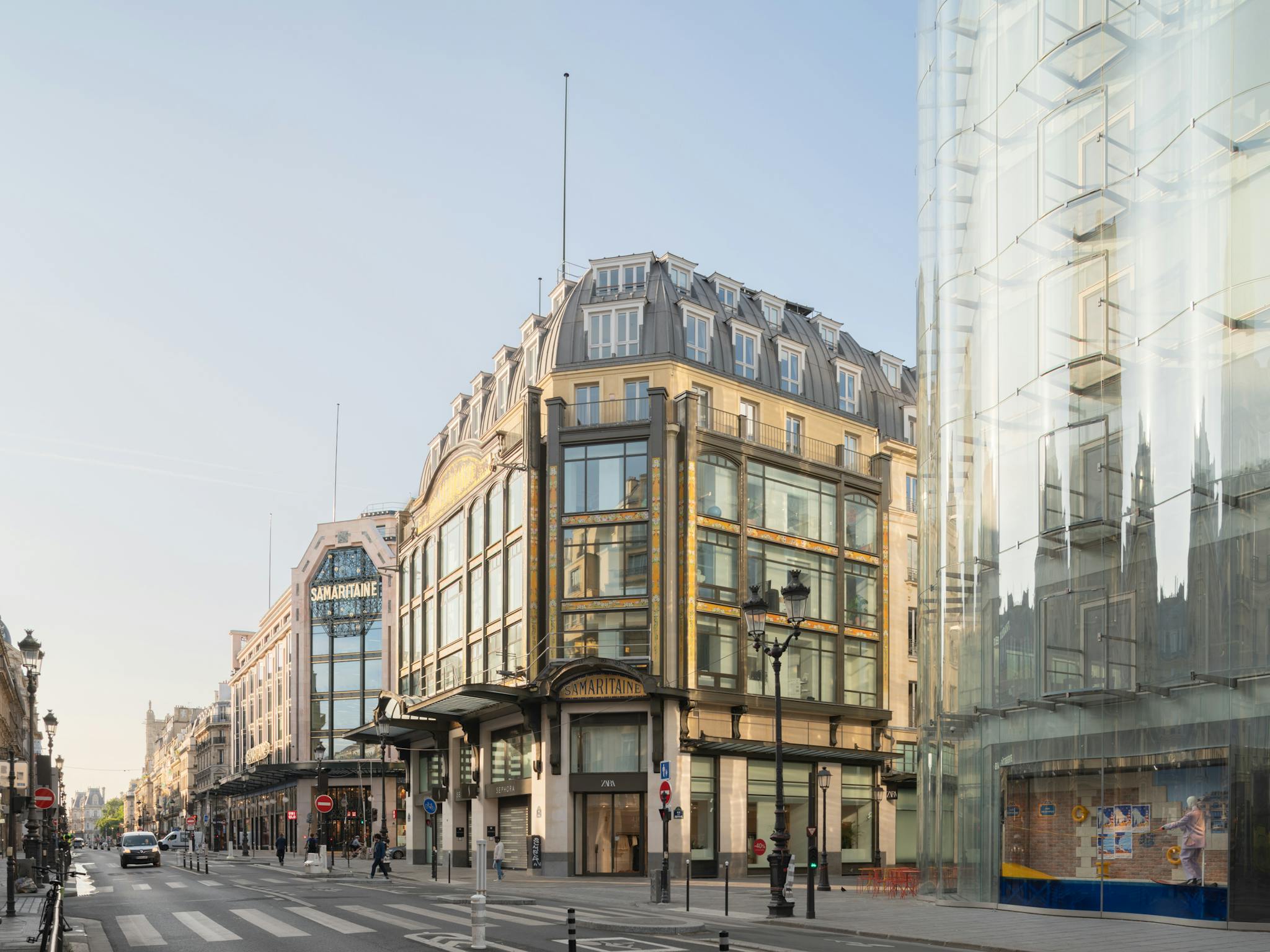 A cinematographic distinction at la Samaritaine