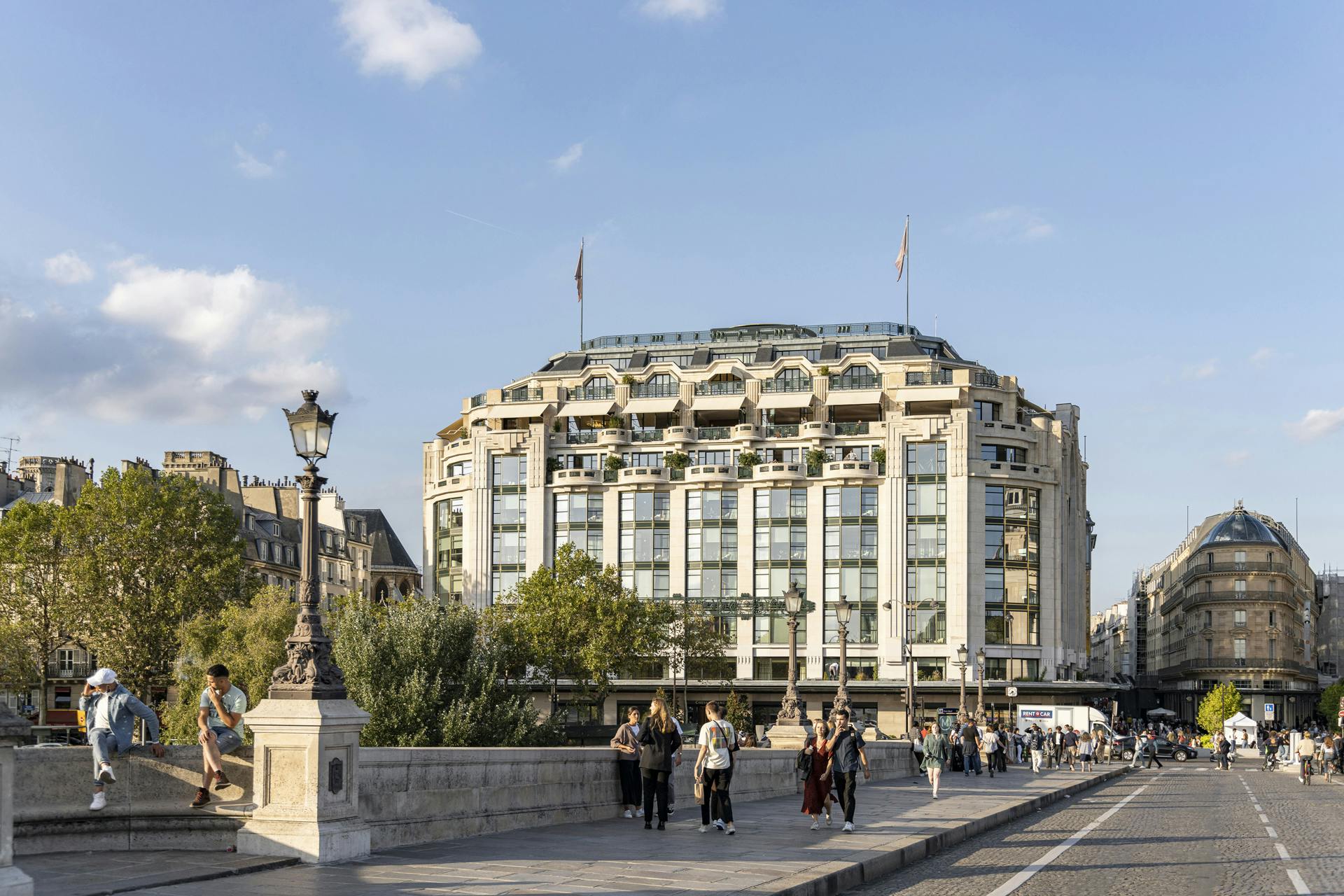 A cinematographic distinction at la Samaritaine