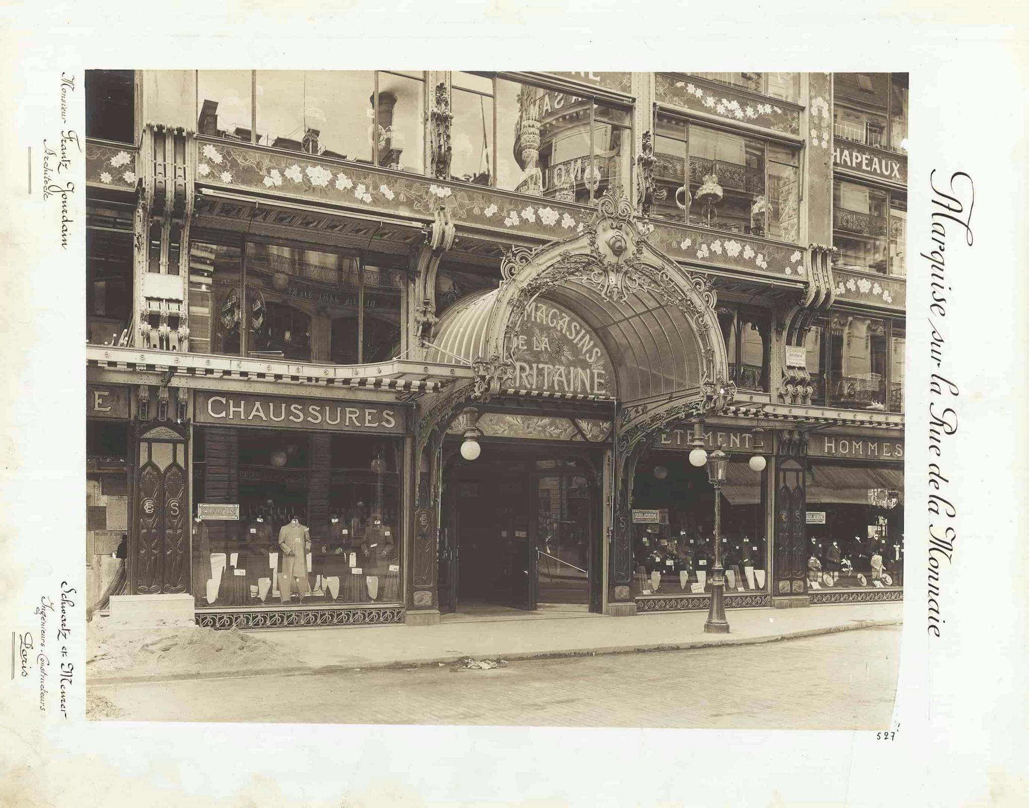 Vue de l'entrée principale 9 rue de la Monnaie