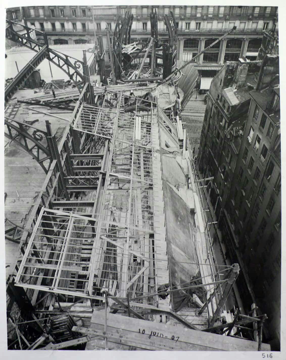 Construction de la verrière