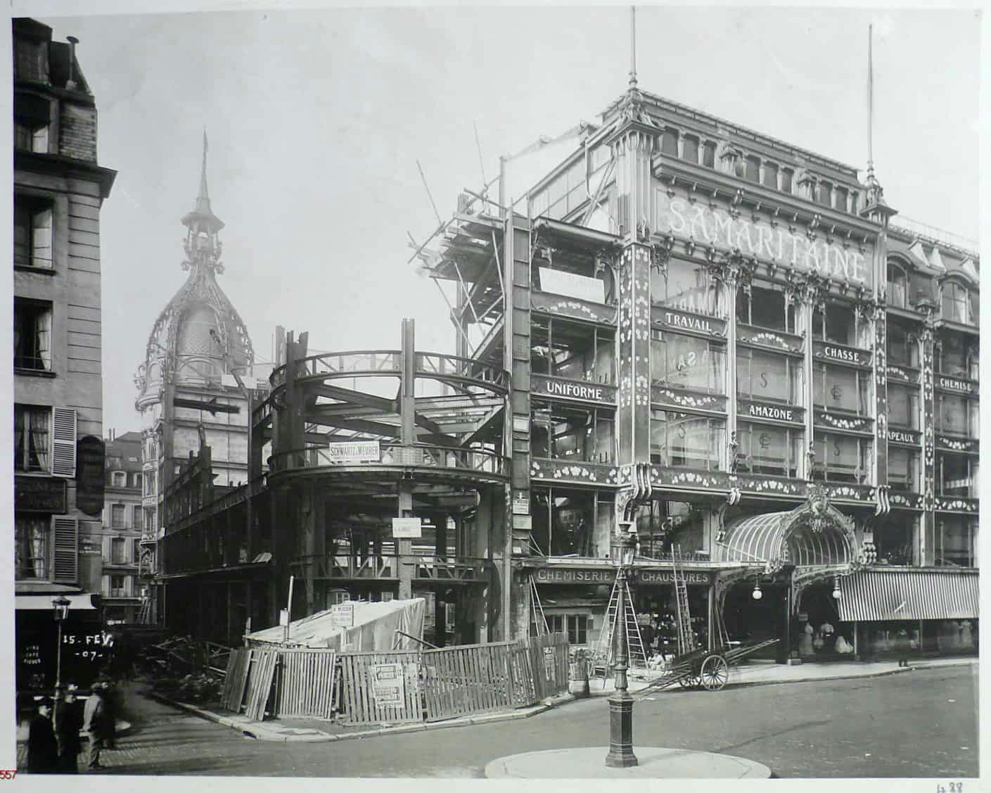 Construction of the shop 2 rue de la Monnaie